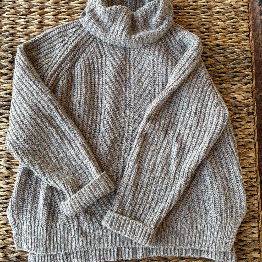 Madewell Cable-Knit Turtleneck Sweater - Women's